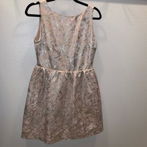 Metallic cocktail dress